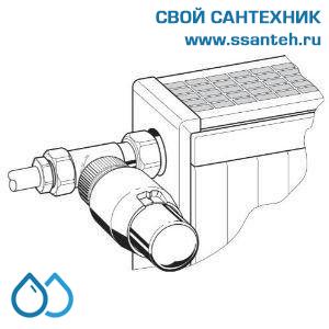 10448 Honeywell T4221 Термоголовка, M30 x 1.5, 11,5 мм, хром/хром,